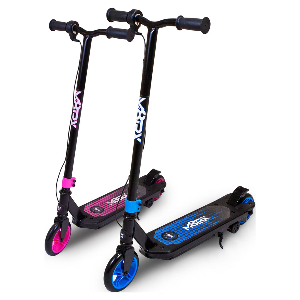 M8TRX Blue 12V Electric Scooter for Kids Ages 6-12, Powered E-Scooter with Speeds of 8 MPH