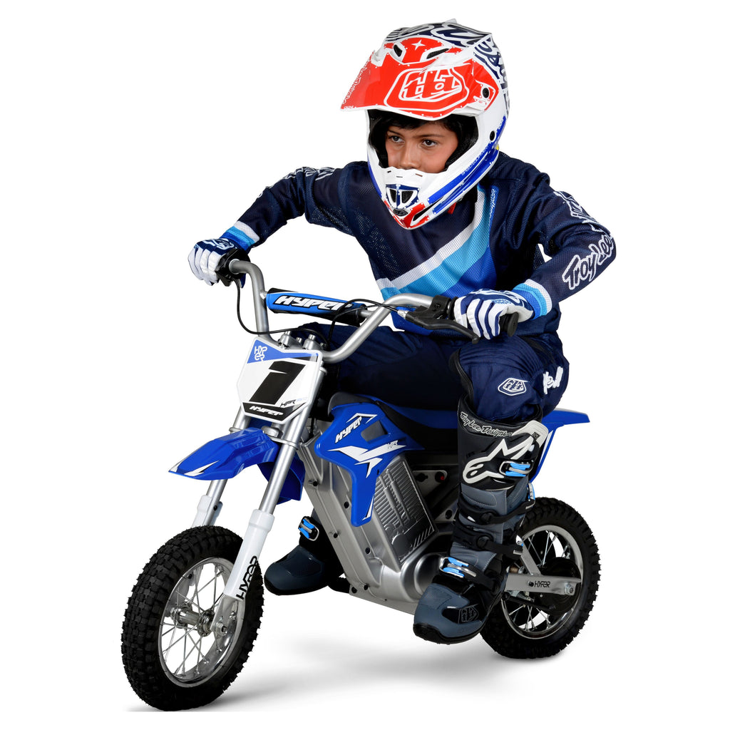 , HPR350 24V Electric Dirt Bike, Children Ages 13+, up to 14 MPH, Blue