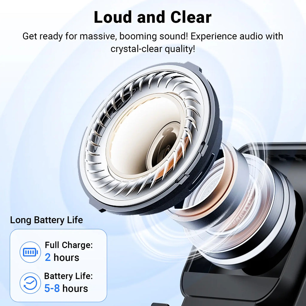 Wireless Induction Audio Speaker Stand, 5In1 Cellphone Holder, 3500Mah Rechargeable Emergency Power Bank,360° Adjustable Mobile Tablet Stand with Colorful Ambient Light Gifts for Men Women