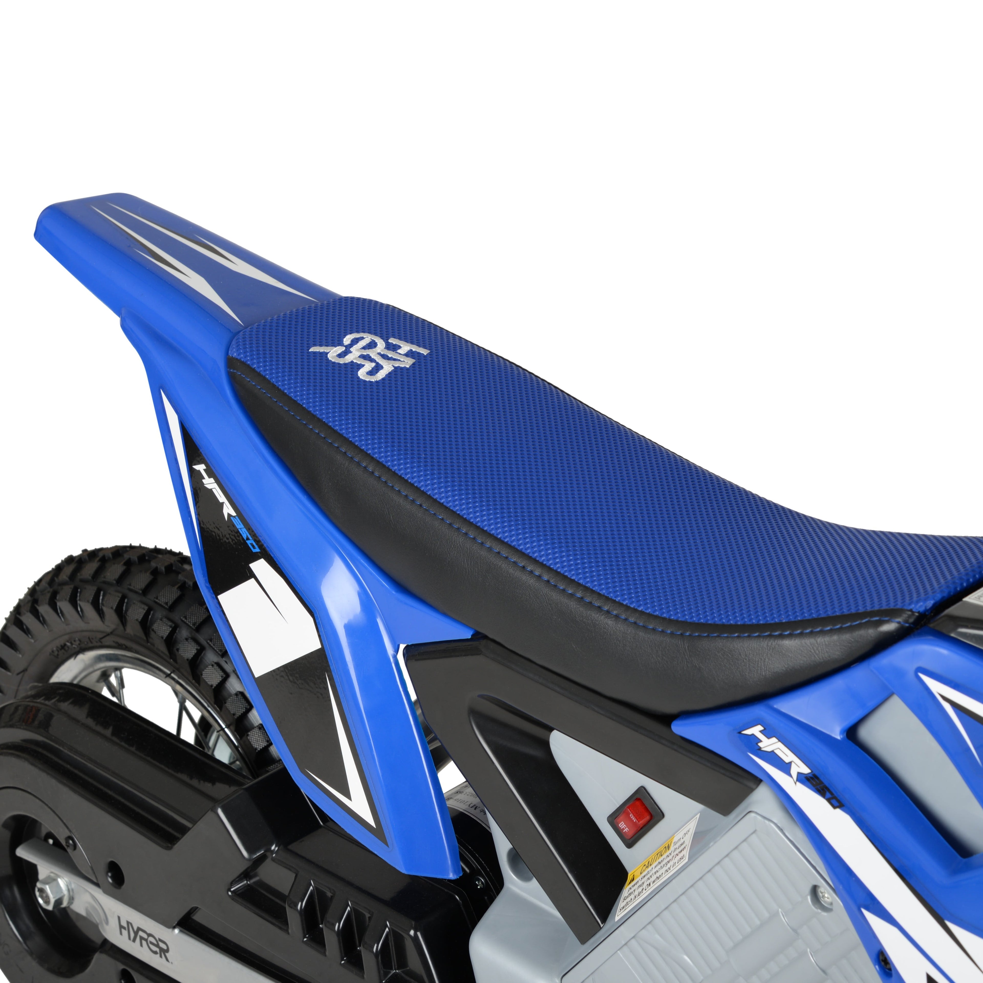 , HPR350 24V Electric Dirt Bike, Children Ages 13+, up to 14 MPH, Blue