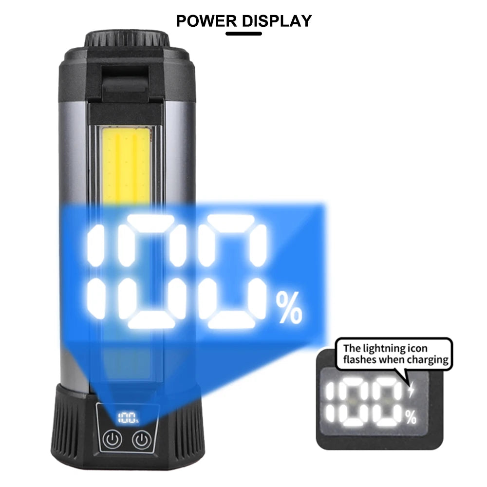 30W XHP50 LED Portable Flashlight