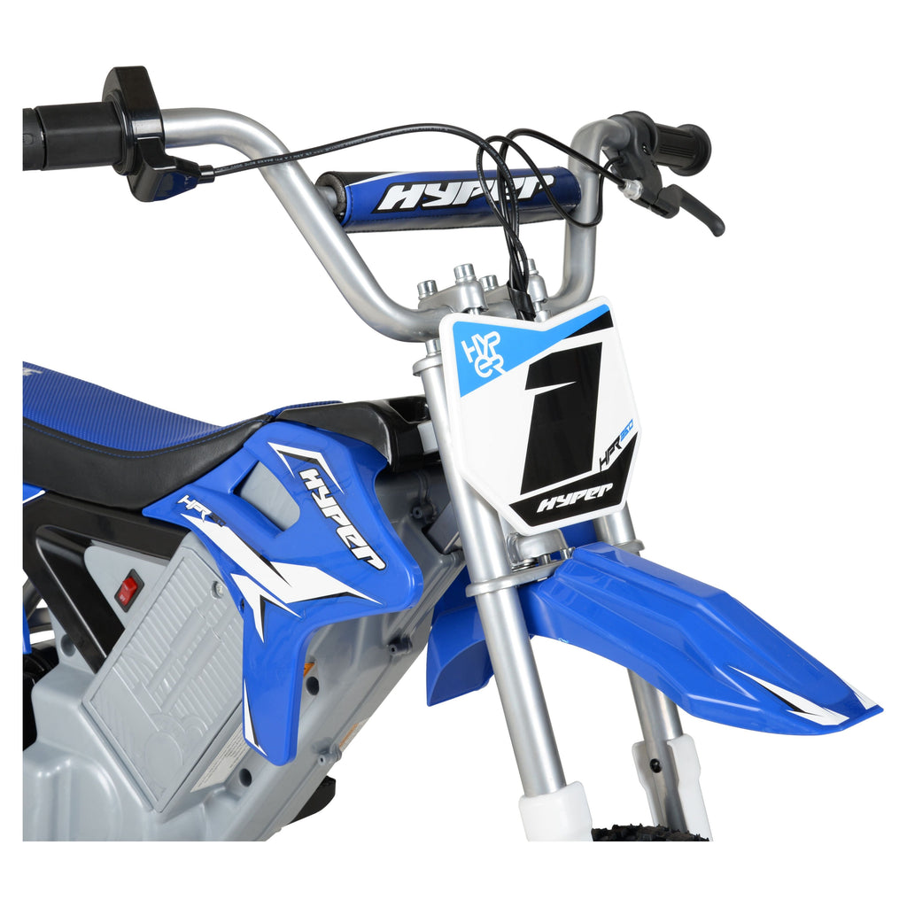 , HPR350 24V Electric Dirt Bike, Children Ages 13+, up to 14 MPH, Blue