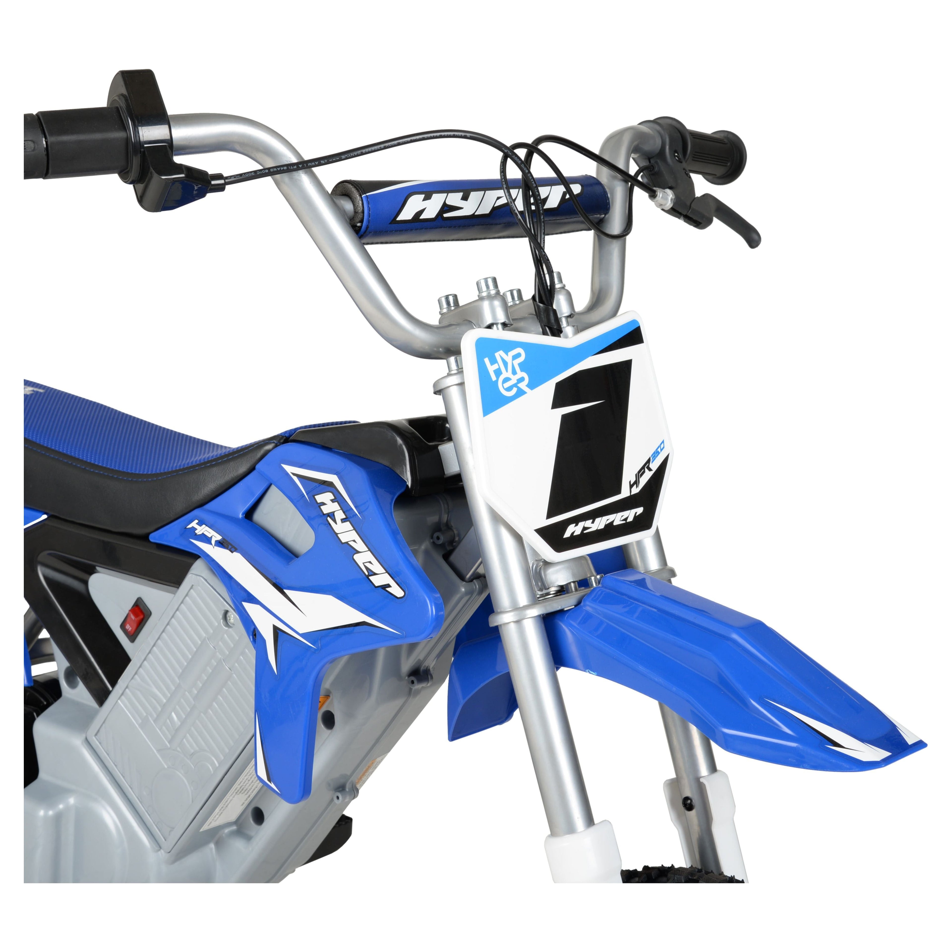 , HPR350 24V Electric Dirt Bike, Children Ages 13+, up to 14 MPH, Blue