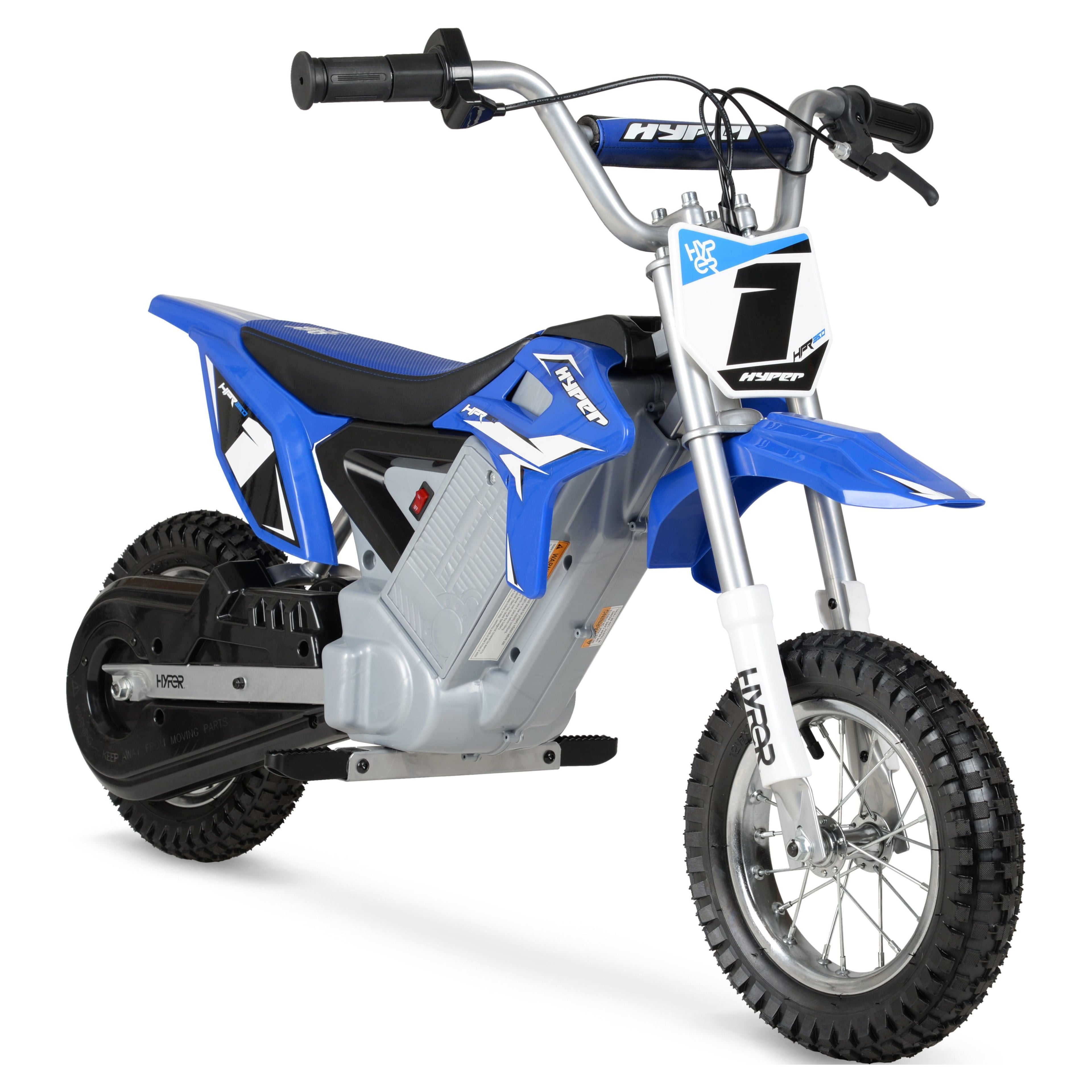 , HPR350 24V Electric Dirt Bike, Children Ages 13+, up to 14 MPH, Blue