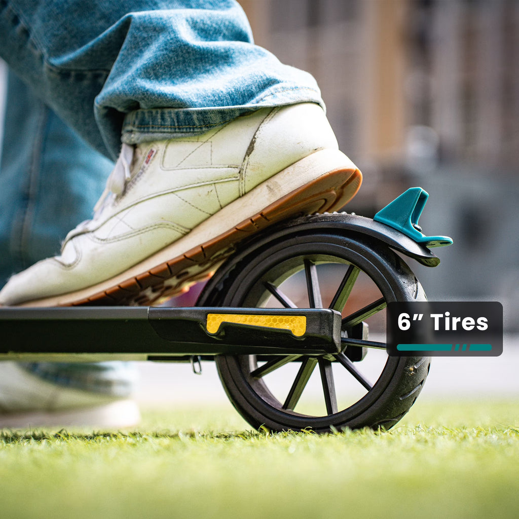 G2Plus Foldable Electric Scooter for Adult Teens Age of 8+ with 6" Tires, 200W 12Mph, Gray