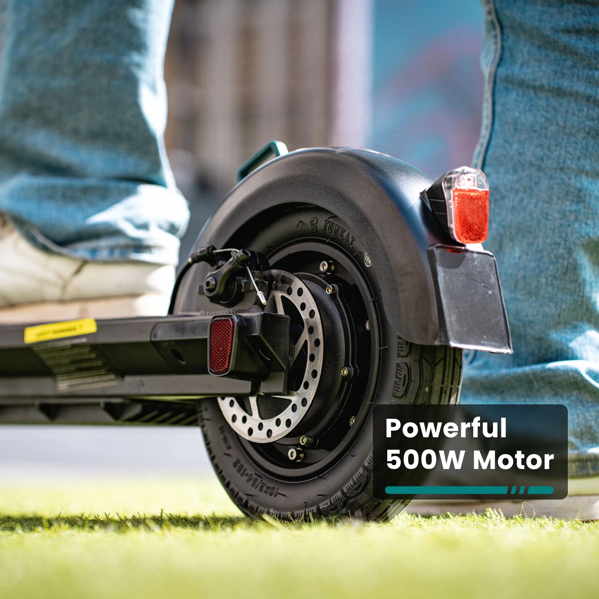 GMAX Electric Scooter for Adults, 10" Honeycamb Tire, Max 42 Mile & 20 Mph by 500W Motor, Folding Electric Scooter for Commute