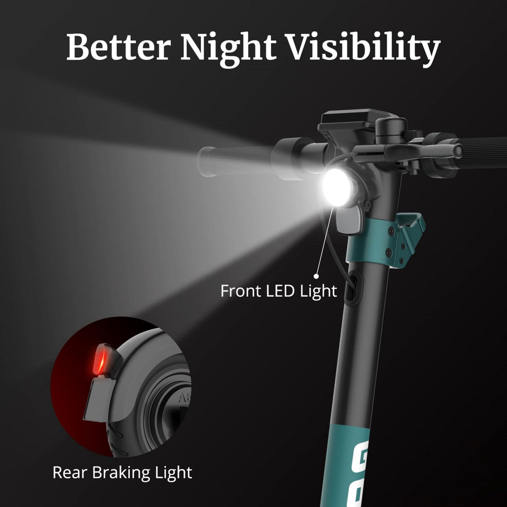 GMAX Electric Scooter for Adults, 10" Honeycamb Tire, Max 42 Mile & 20 Mph by 500W Motor, Folding Electric Scooter for Commute